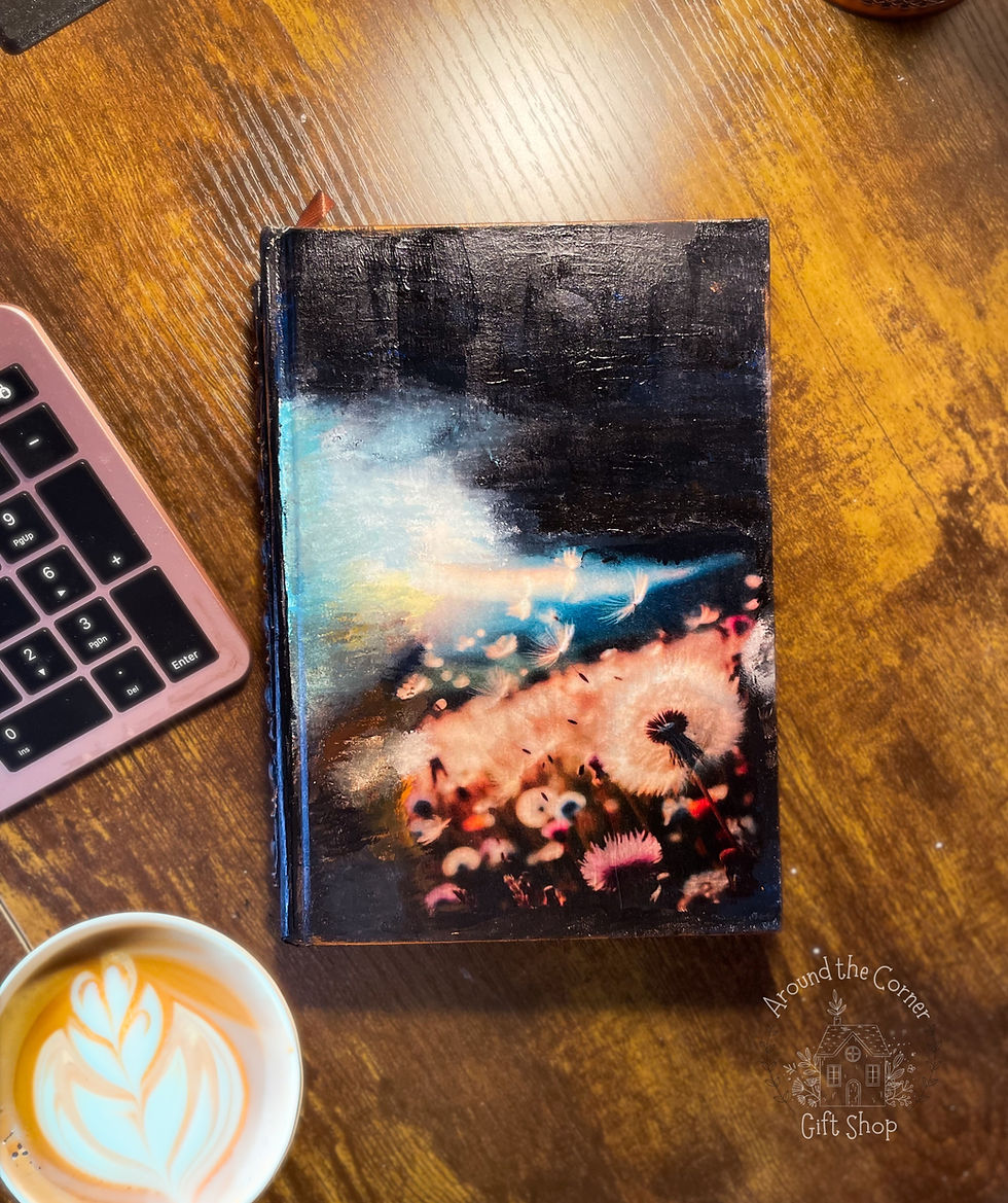 Thumbnail:  Hand painted journal gift set | Student gift | Teacher gifts |Wedding registry 