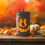 Thumbnail: Pumpkin glass lantern | Halloween | Home seasonal decor