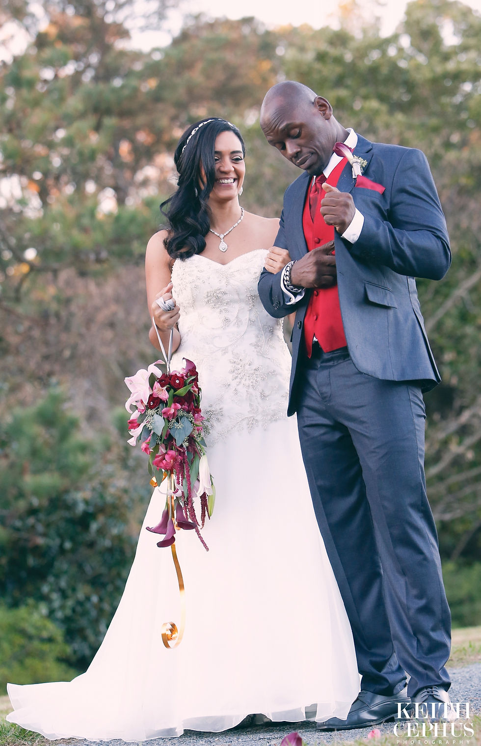 Vivid Expressions Norfolk Bridal Bouquet & Boutonniere gallery