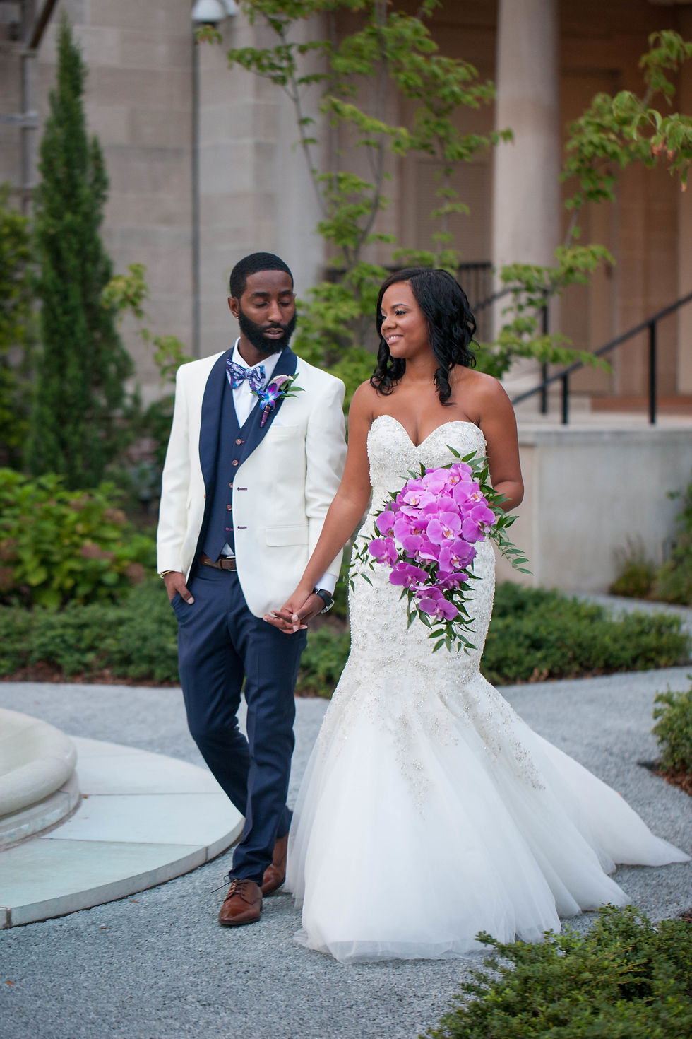 Vivid Expressions Norfolk Bridal Bouquet & Boutonniere gallery