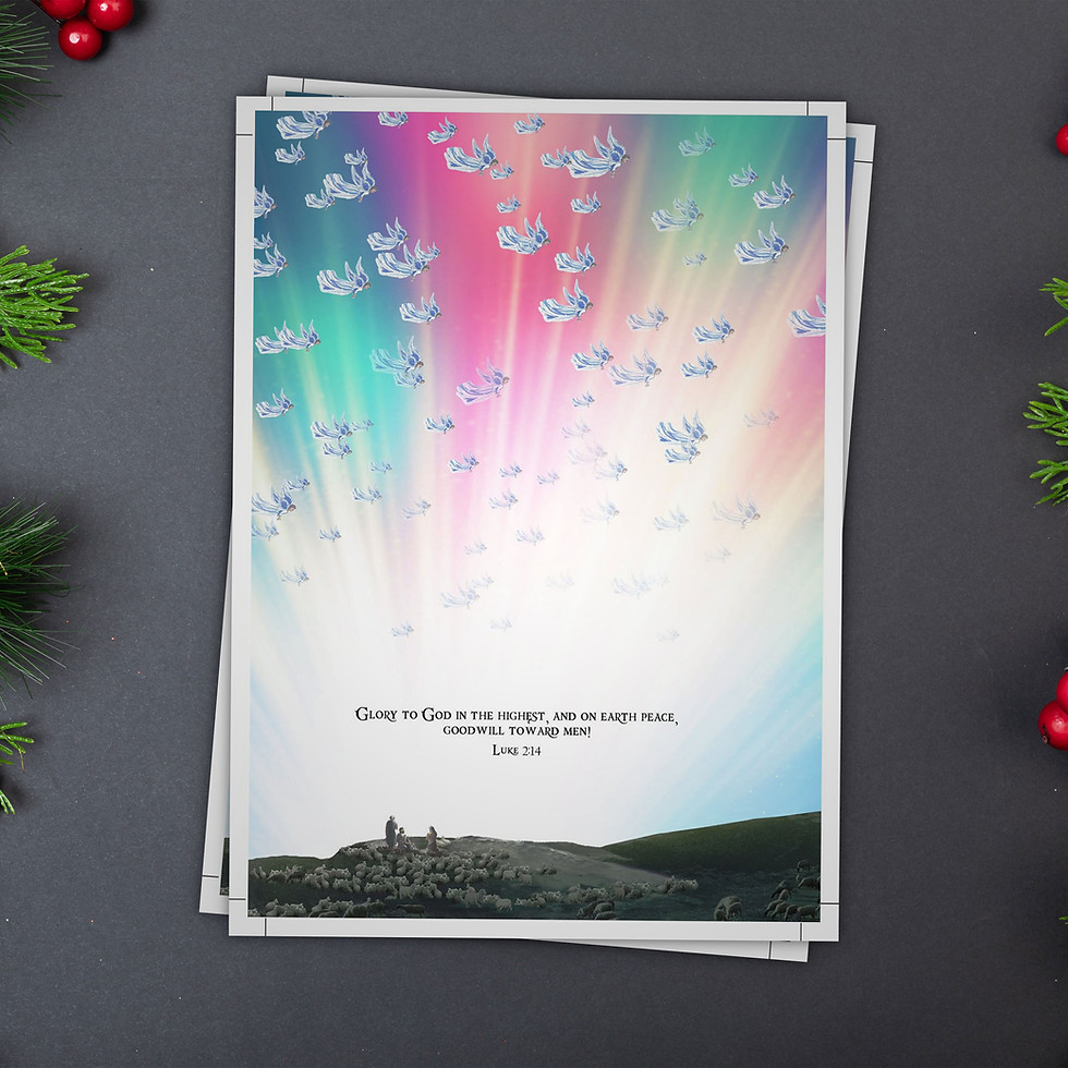 Thumbnail: For This Reason - Christmas Cards PDF Download