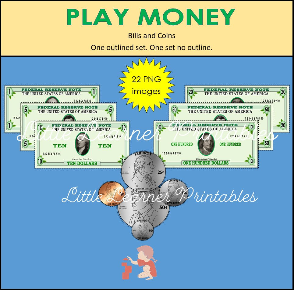 Play Money Fun – Bills & Coins Set