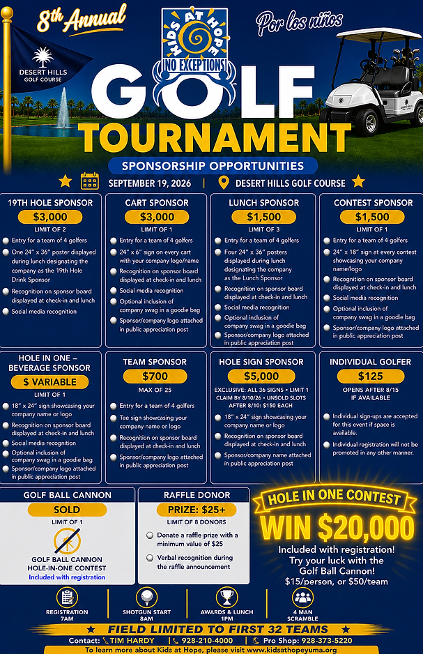 Kids at Hope Por los Ninos Golf Tournament Sponsor sheet rev3.png