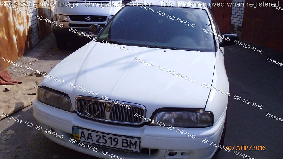 Установка ГБО на Rover 620Si