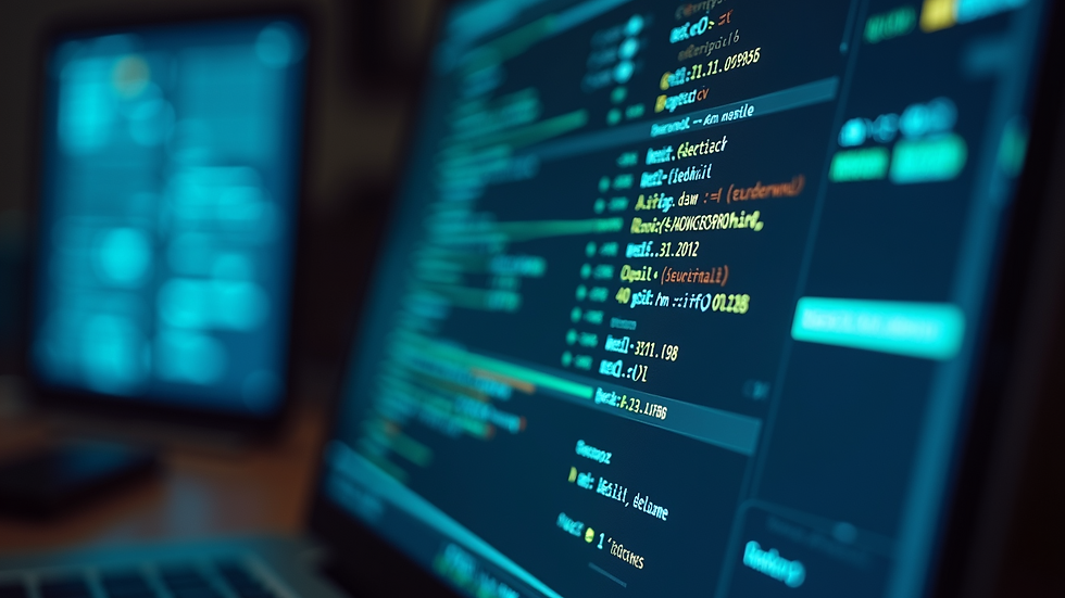 Close-up view of a computer screen displaying security software