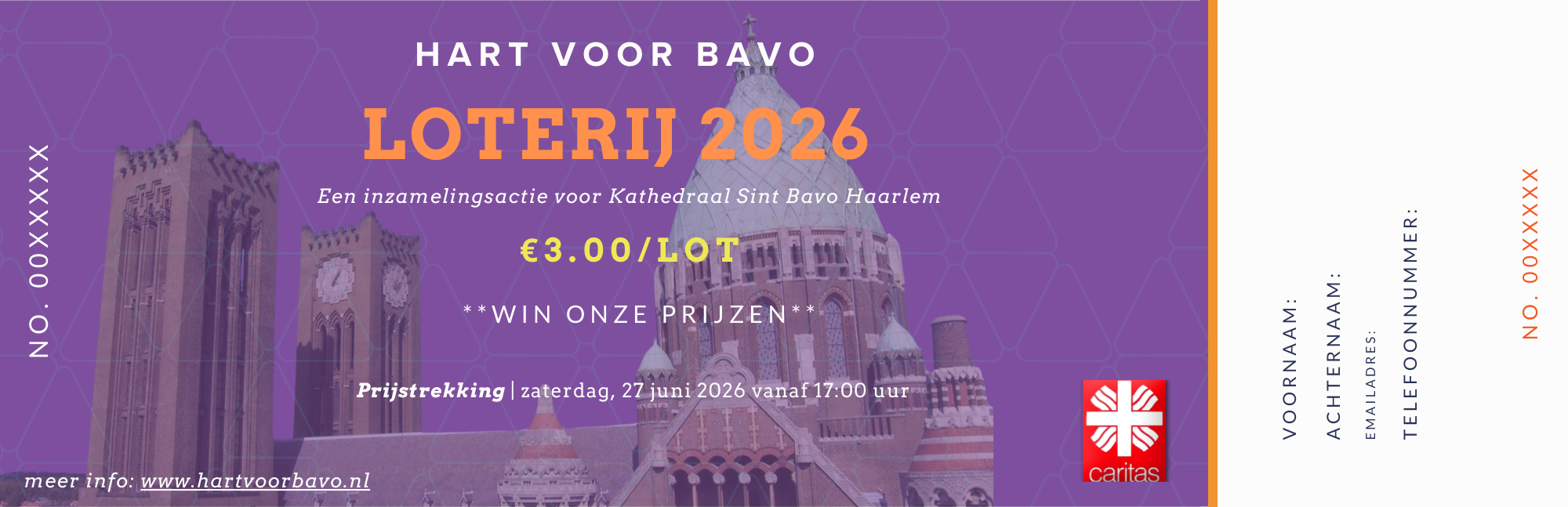 1 Lot -Hart voor Bavo 2026