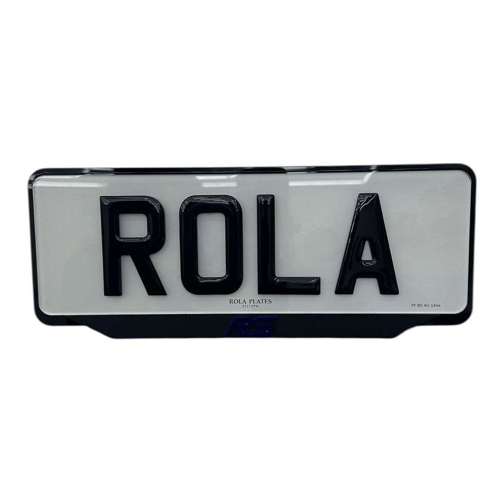 Thumbnail: Rola Holda - Number Plate Holders