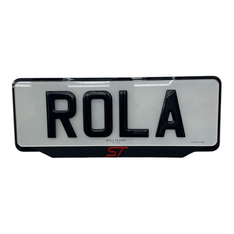 Thumbnail: Rola Holda - Number Plate Holders