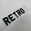 Thumbnail: Retro letters on a number plate