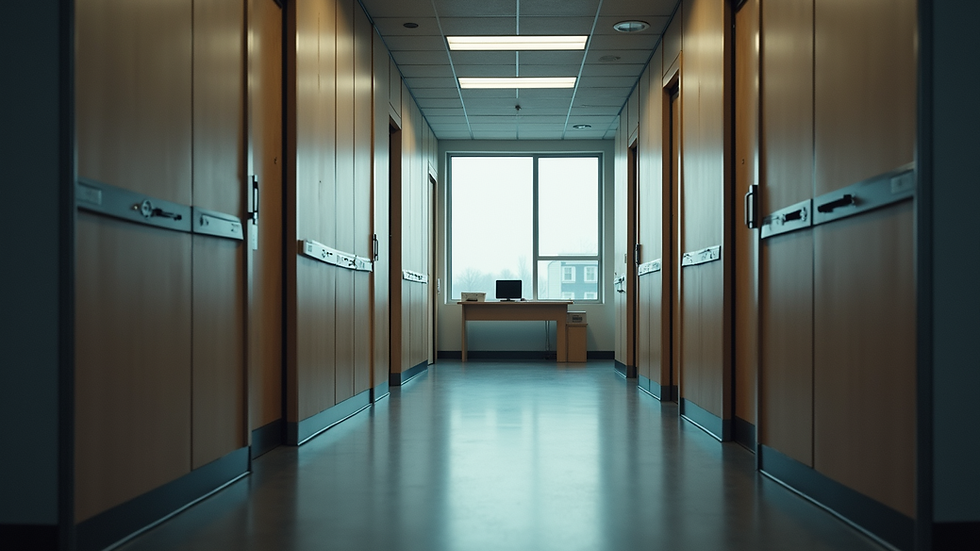 Eye-level view van een tolkcabine tijdens een internationale vergadering