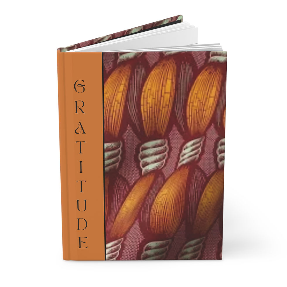 Thumbnail: Warm Woven Pattern Gratitude Lined Journal