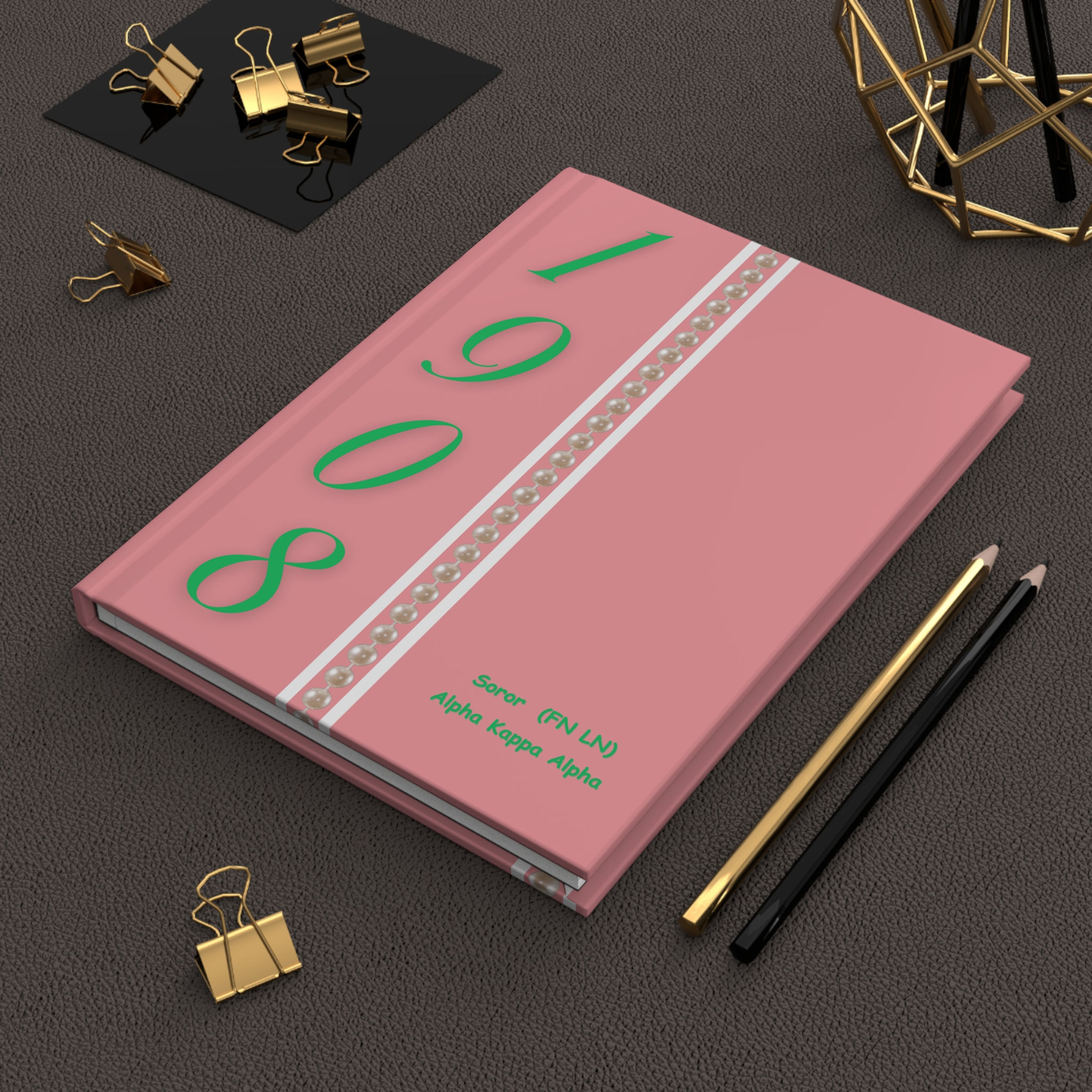 Alpha Kappa Alpha Sorority, Incorporated Lined Journal