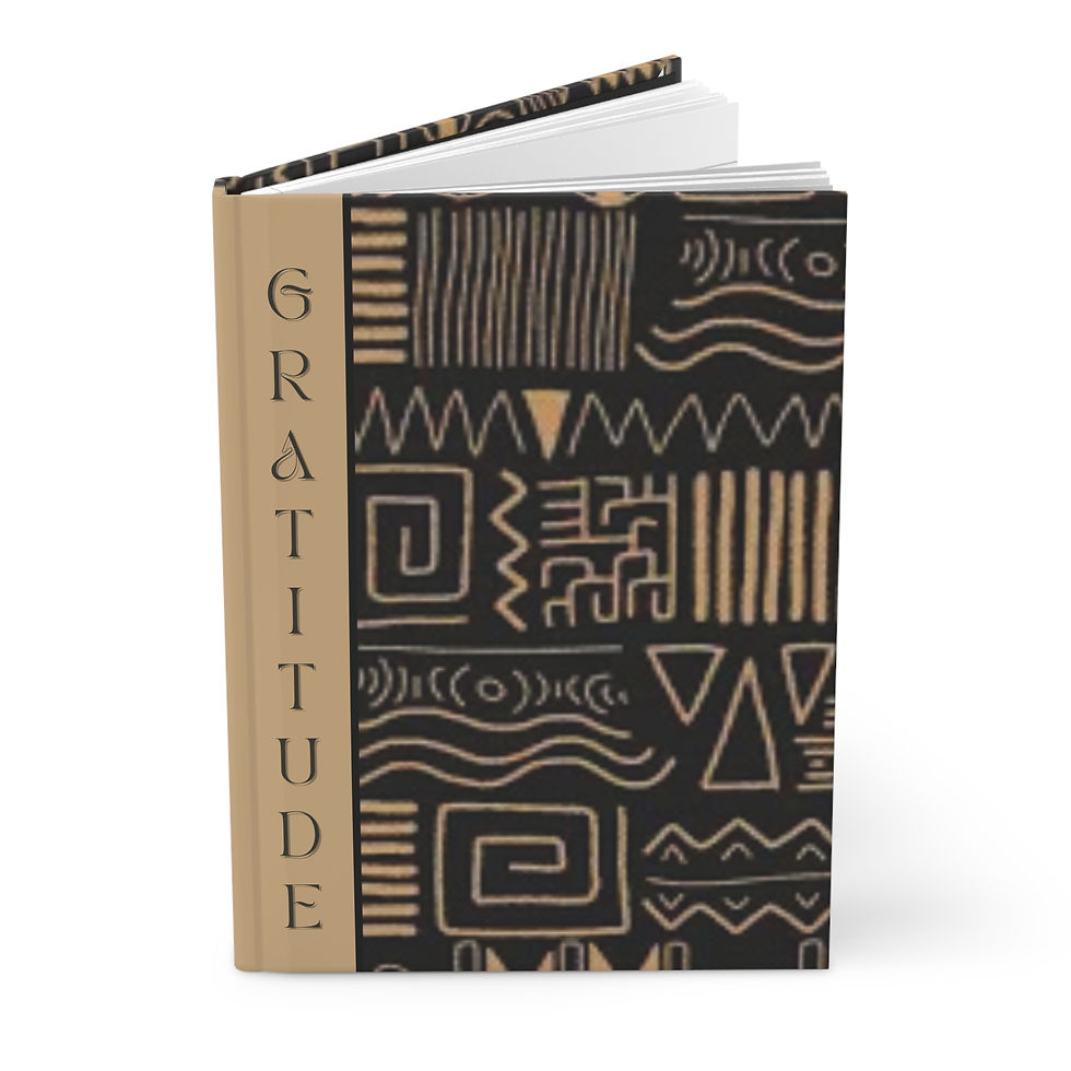 Thumbnail:  Tribal Pattern Gratitude Lined Journal