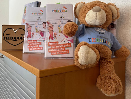 L'ourson Nono prêt à débuter son chemin. Merci à la Fondation Théodora de rejoindre l'aventure My TEDDYS.                    🌈 🥰 🐻