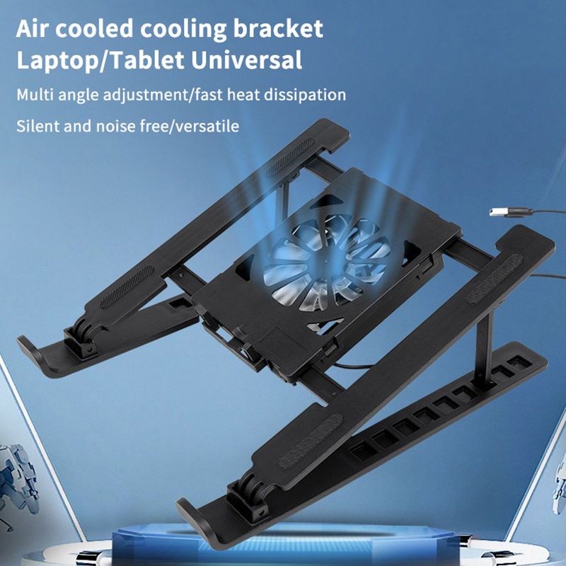 Miniatura: Laptop Cooler Base Stand Foldable Laptop Cooling Pad Holder Portable Notebook Ra