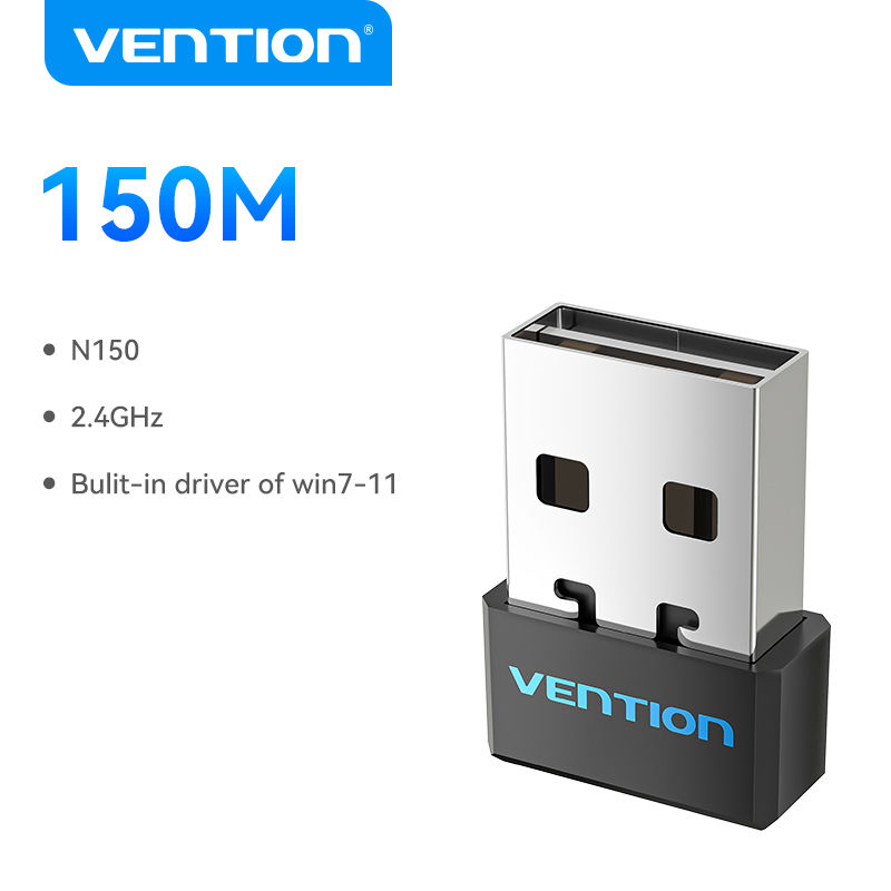 Miniatura: Vention WiFi Adapter AC650 WiFi5 5G&2.4G USB WiFi Card Dongle for PC Desktop Lap
