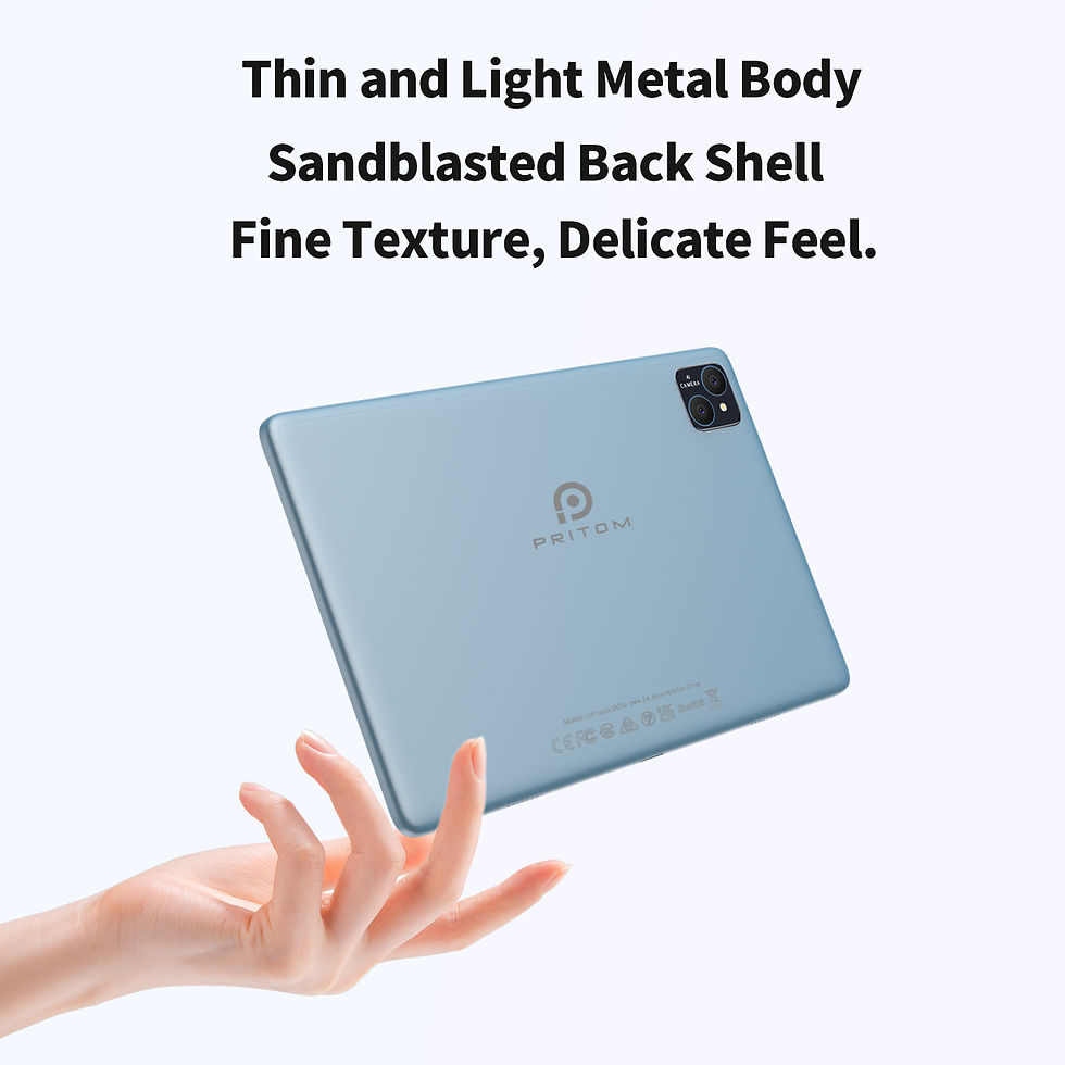 Miniatura: PRITOM TAB11 Android 15 Tablet 10 Inch, 8GB(4+4 Expand) RAM + 128GB ROM, Octa Co