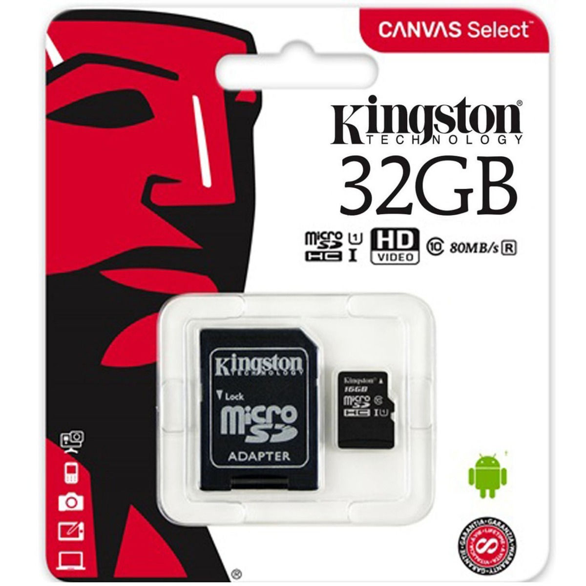 KINGSTON MICRO SD 32GB CLASS 10