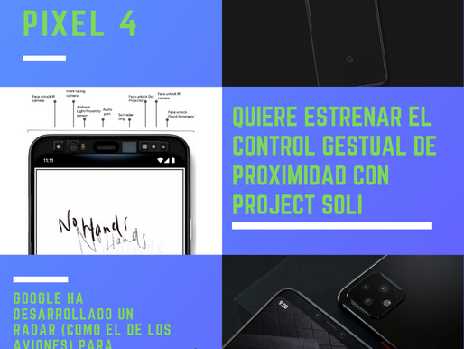Google ha desarrollado un radar (como el de los aviones) para detectar tus gestos frente al próximo