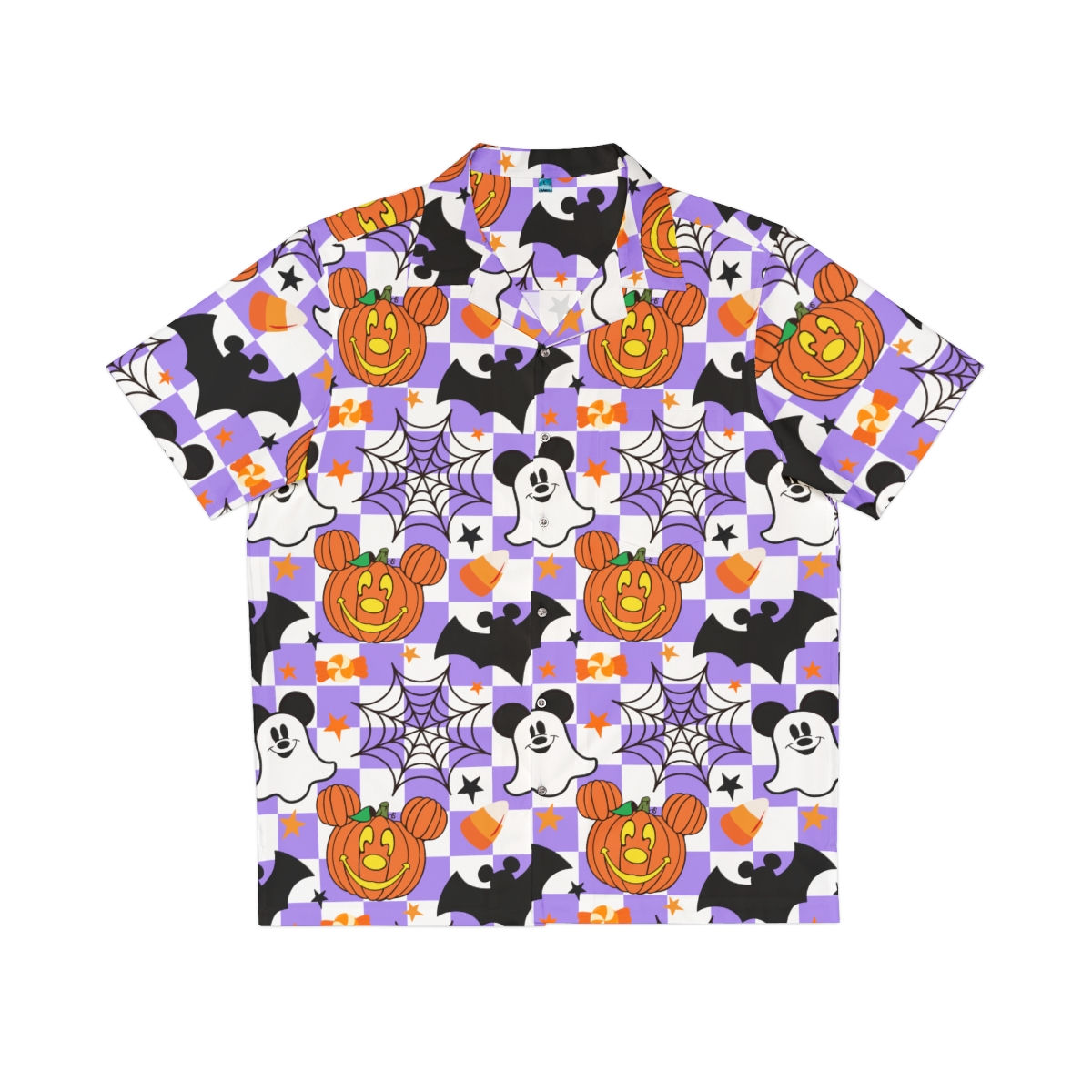 Boo to You Purple Button Up Shirt