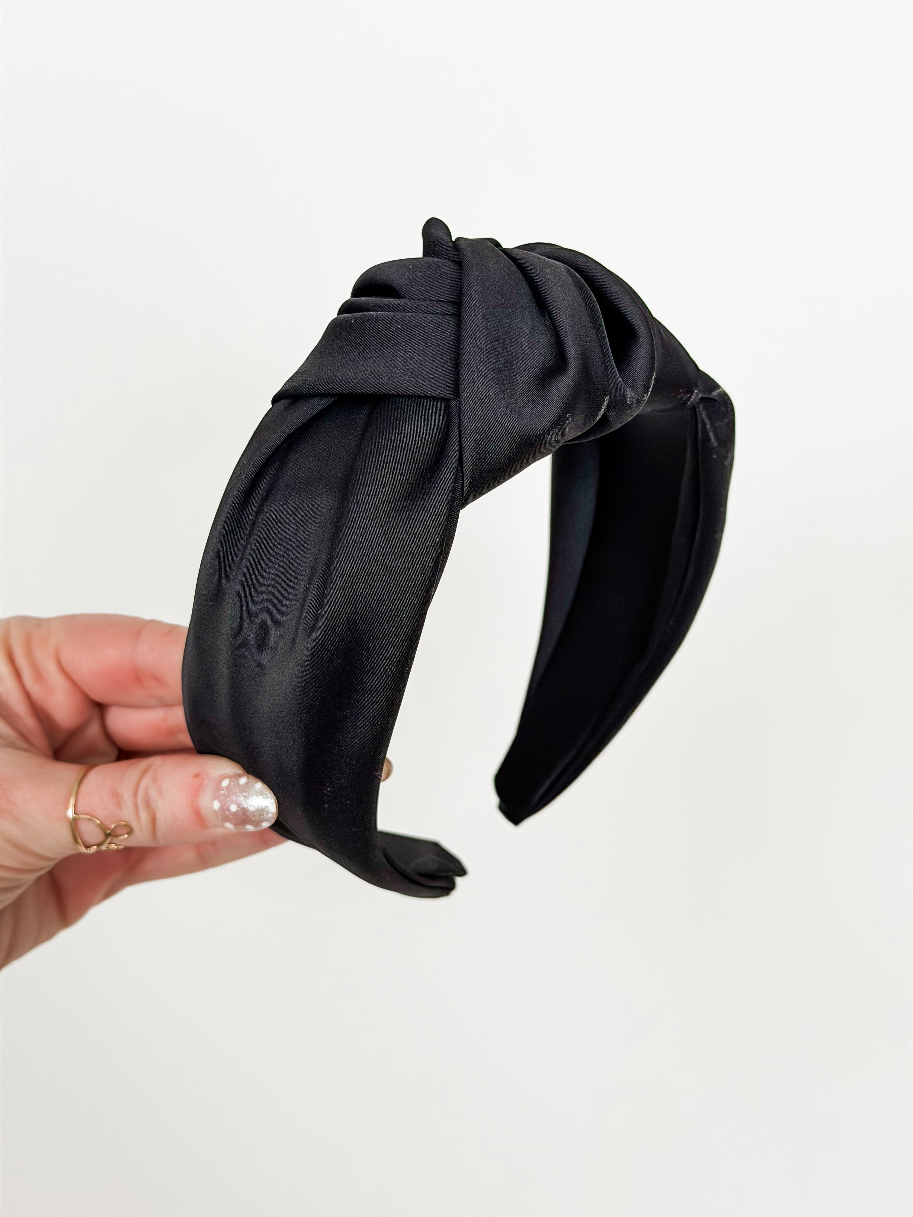 Black Knotted Headband