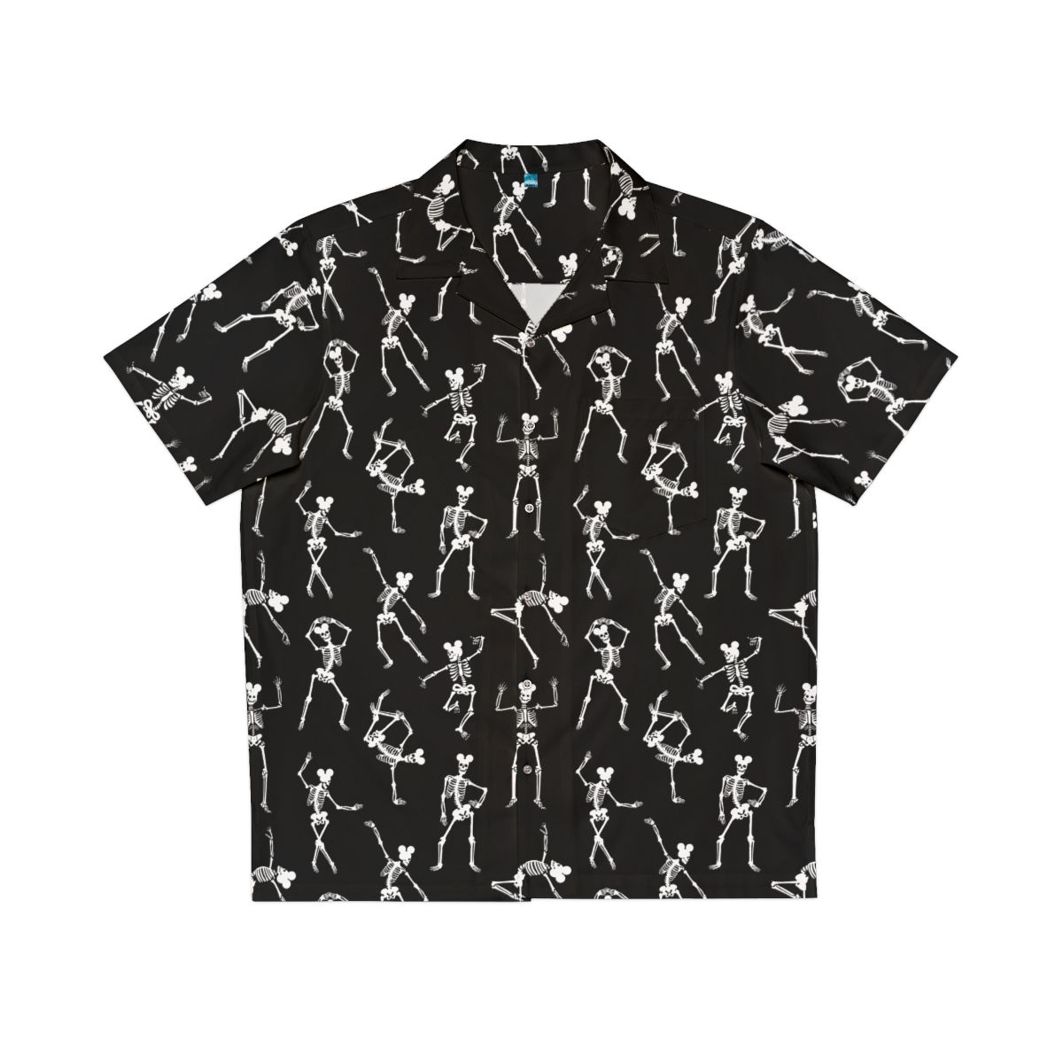 Skeleton Dance Button Up Shirt