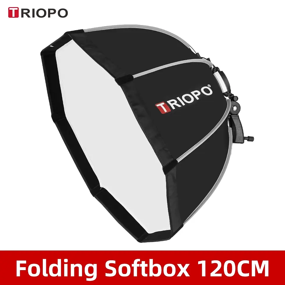 Thumbnail: Triopo softbox with honeycomb grid: pro lighting for soft, studio-quality photos