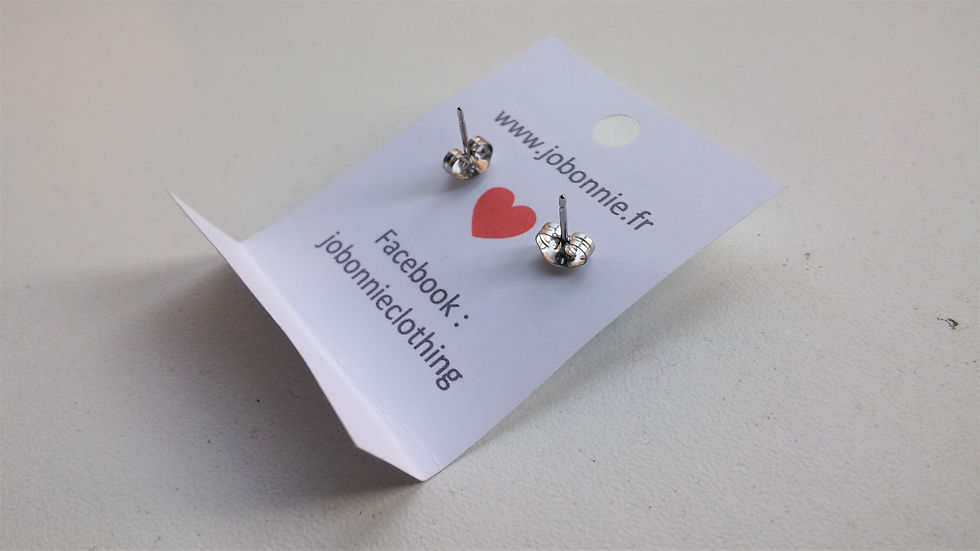 Miniature : Boucles d'oreilles Betty (12mm)