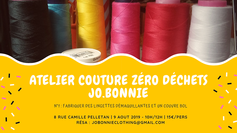 Atelier couture zéro déchets