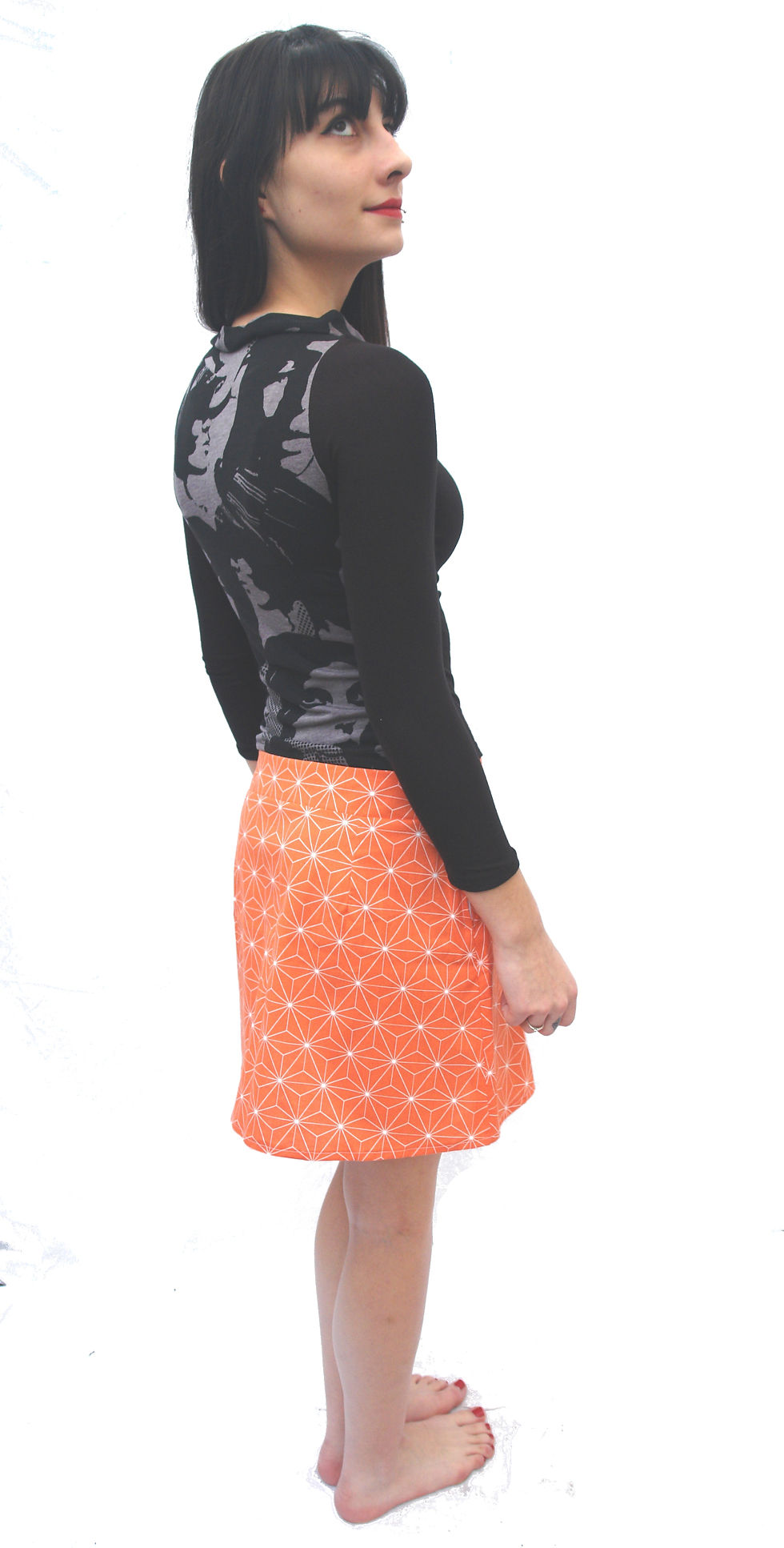 Miniature : Top Lady Face teeshirt manches longues
