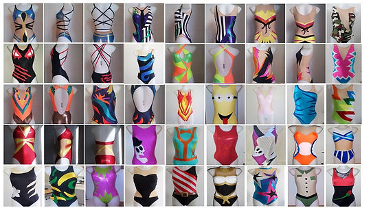 Maillots de natation synchronisée Jo.Bonnie confection sur-mesures