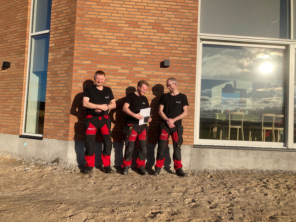 Finn, Andreas og Morten fra Ferslev El!