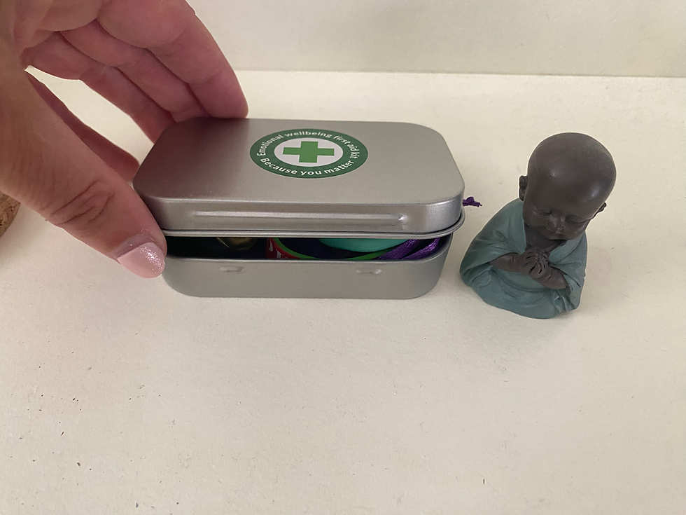 Thumbnail: Mini mindful first aid kit in a tin 