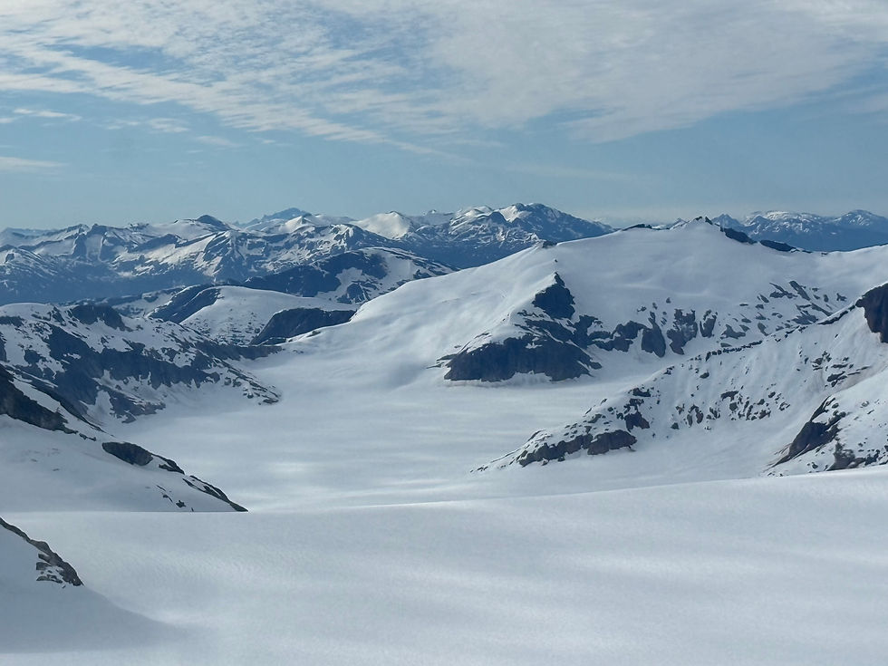 Image of mountains and glaciers in Alaska to represent the power of perspective