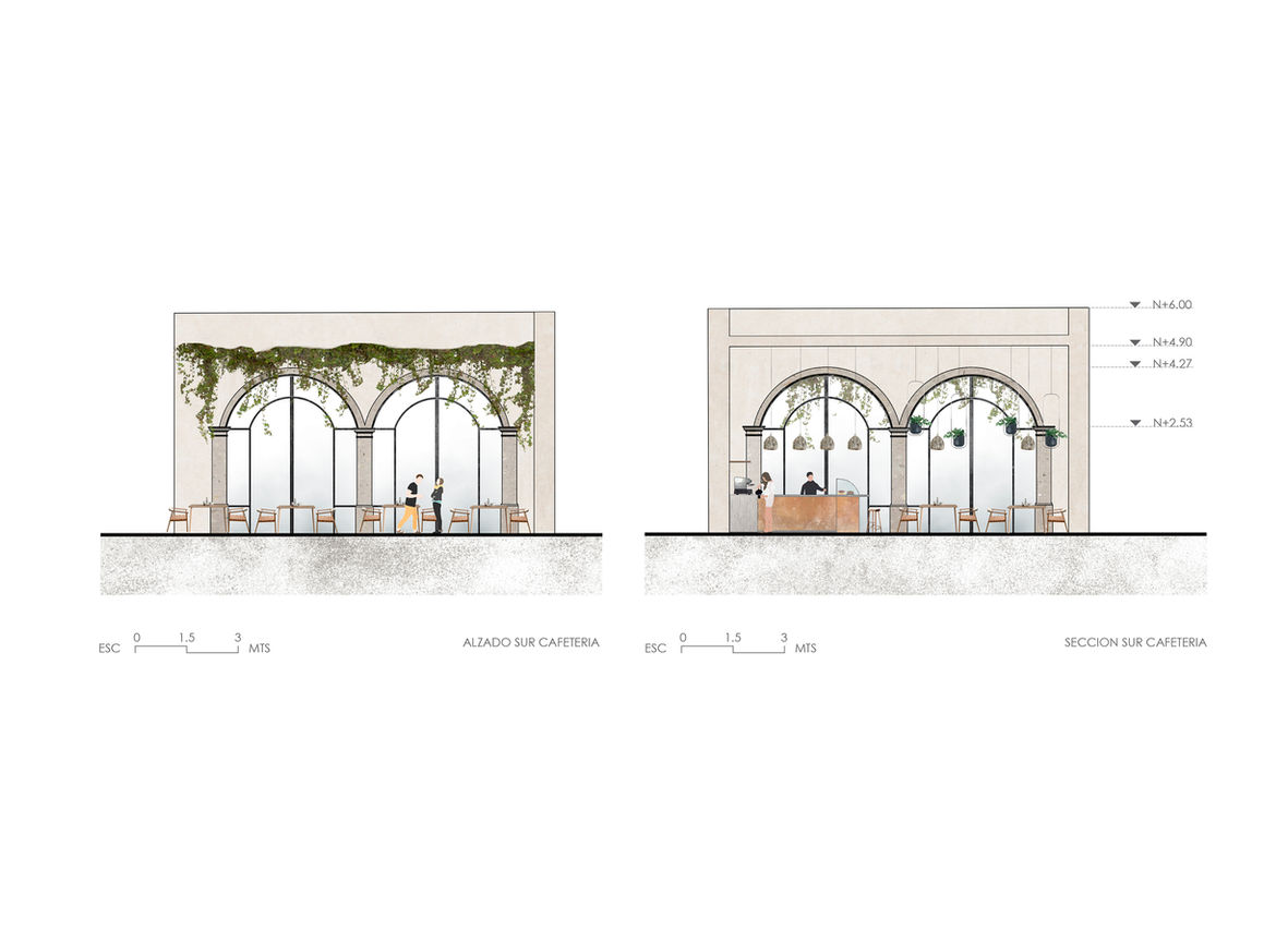 Alzado y sección sur cafetería  Proyecto.jpg