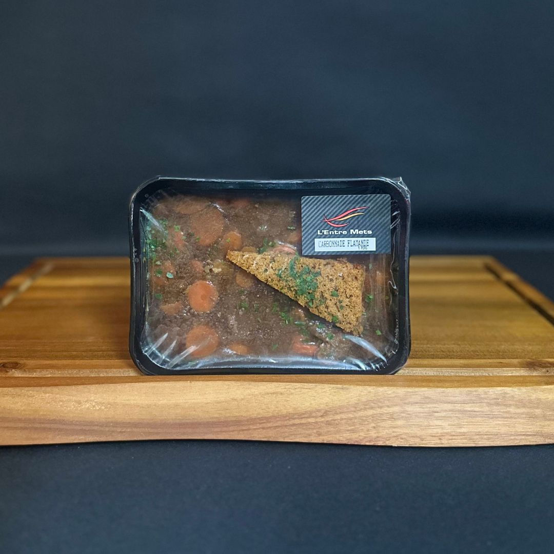 Plat préparé de carbonnades flamandes