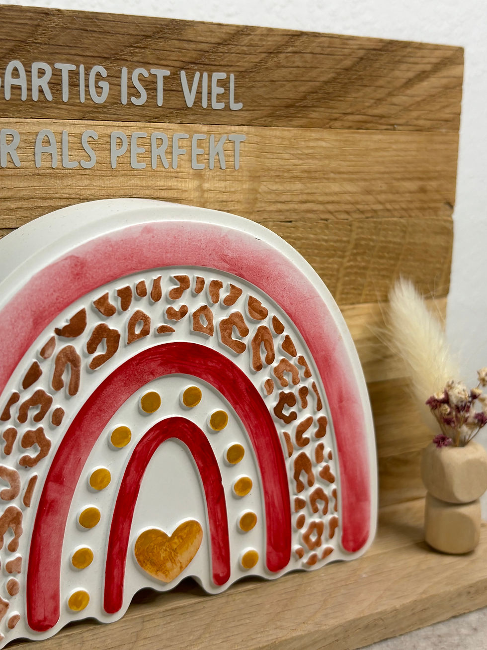 Miniaturbild: Geschenk - "Regenbogen mit Spruch"