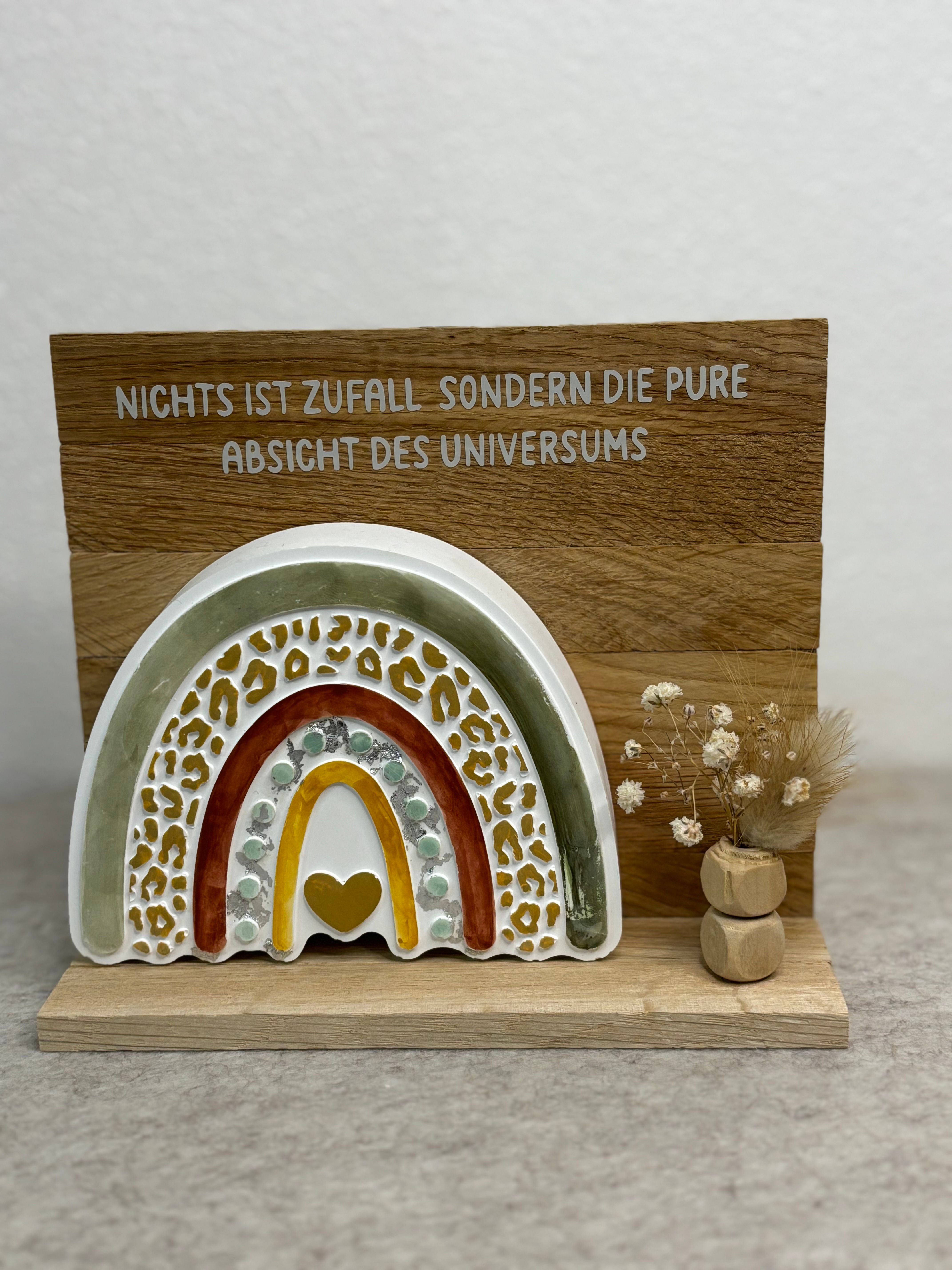 Geschenk - "Regenbogen mit Spruch"