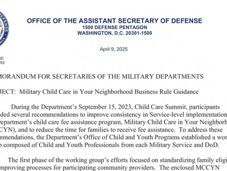 Behind Closed Doors: The 2023 DoD Child Care Summit That Families Couldn't Attend