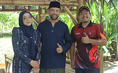 Linda Rafar bersama D Expert BBQ