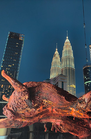 Pakej Kambing Golek XL basic siap hidang di majlis