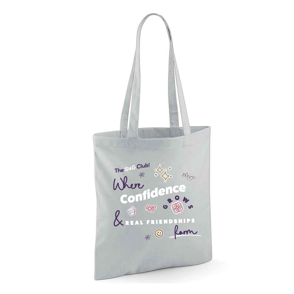 Thumbnail: Pink/Grey Tote Bag