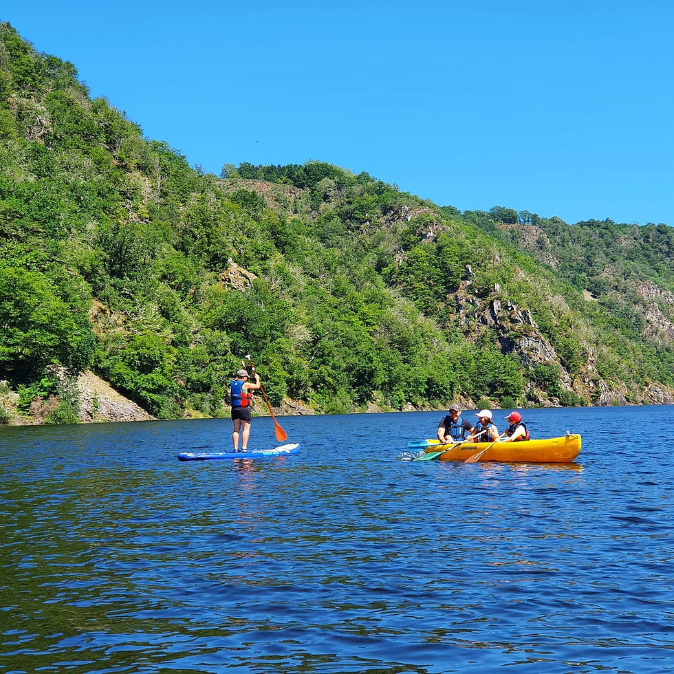Balade en kayak proche de Clermont Ferrand
