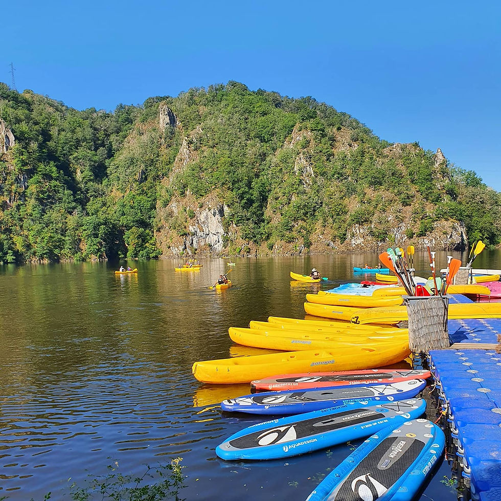 Canoe proche de Brive