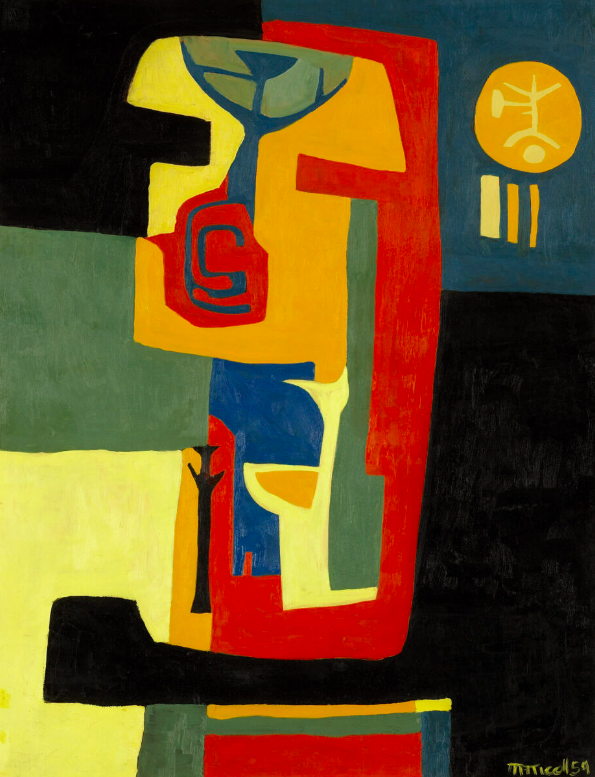 Marion Nicoll, Spring, 1959, oil on canvas, 91.8 x 71.7 cm. Glenbow Museum, Calgary.