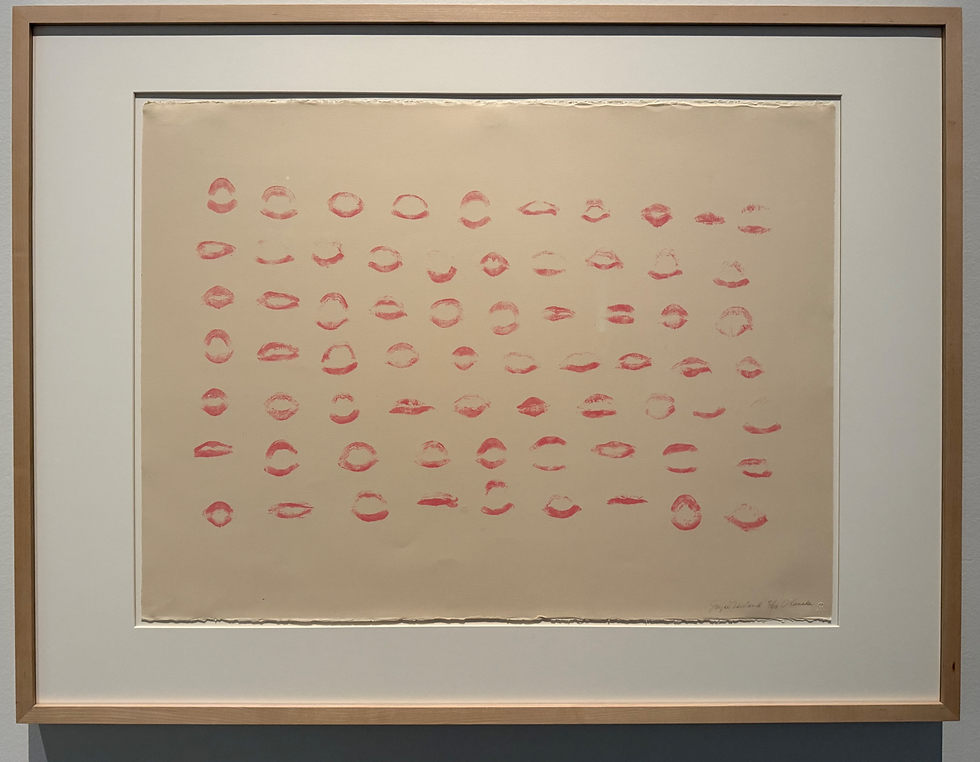 Joyce Wieland, O Canada, 1970, lithograph on paper.
