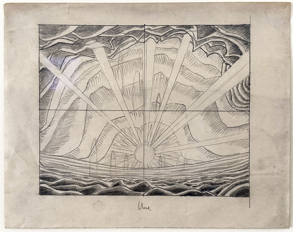 Lawren Harris, Sun Over Mountains,, New Hampshire, 1934-1938.