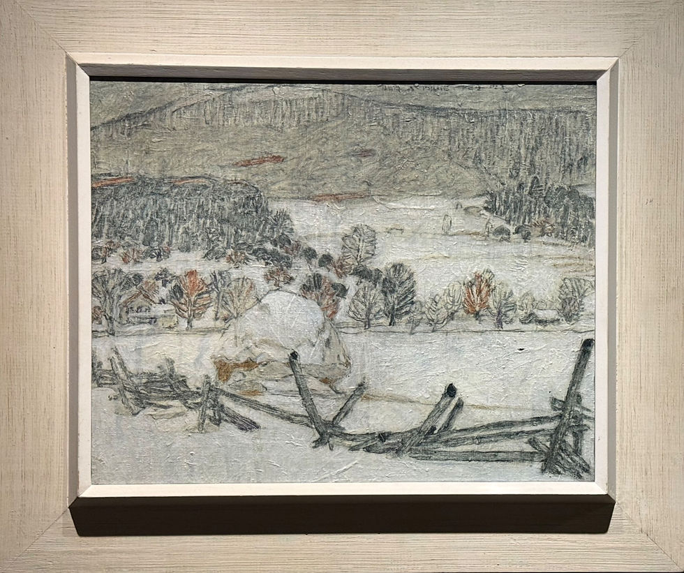 David Milne, Haystack, 1923, oil on canvas.