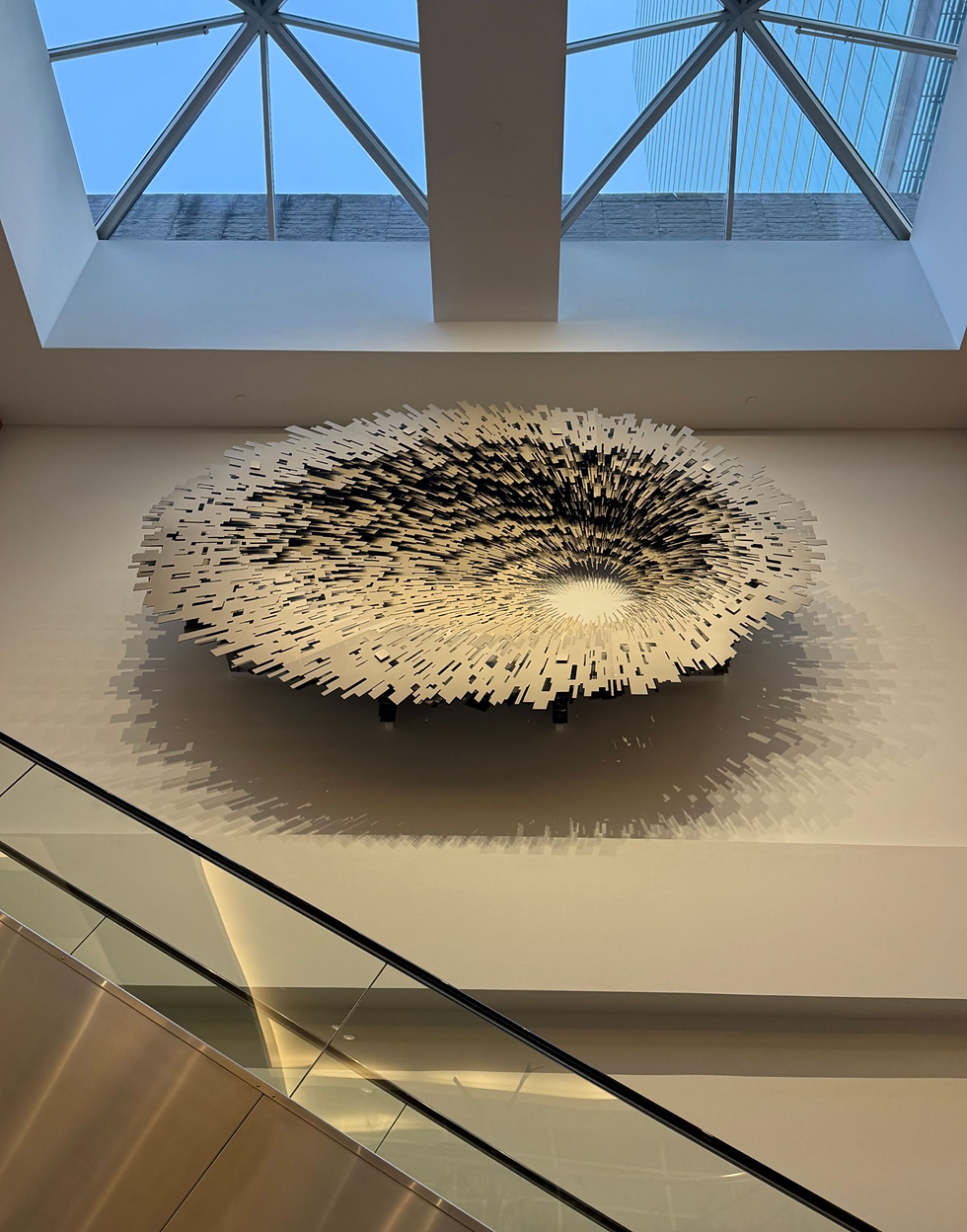 David Spriggs, Aeon (2024), installed at 160 Front St., Toronto, On.