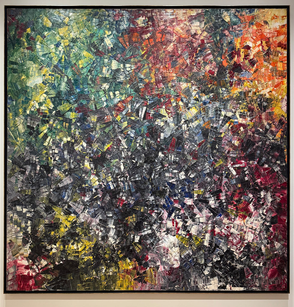 Jean-Paul Riopelle, Chevreuse II, 1953-1954, Oil on canvas.